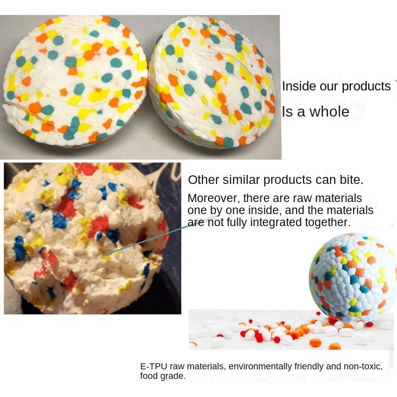 High Density Environmental Protection ETPU Material Intelligent Interactive Dog Toy Ball