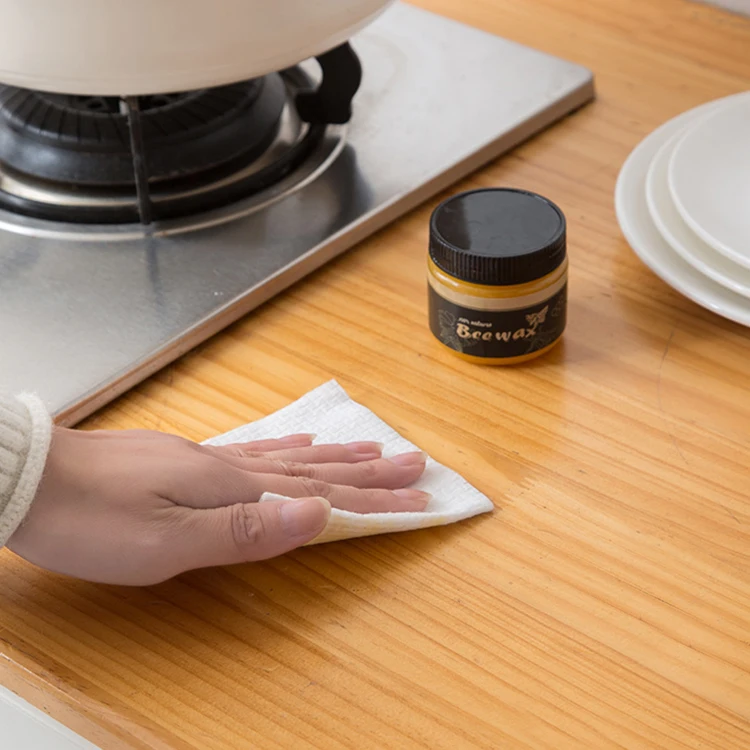 
Wood Seasoning Beeswax Traditional Wood Wax Polish Natural Paste Oil Conditioner for Wood & Furniture Cleaner 