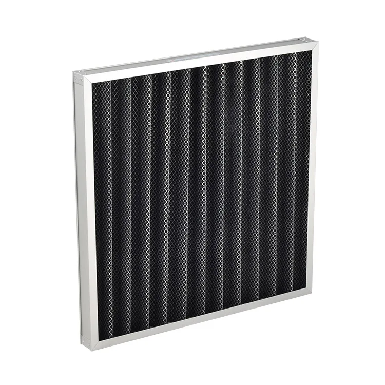 Activated carbon pleated synthetic filter carbon panel filter for air cleaning