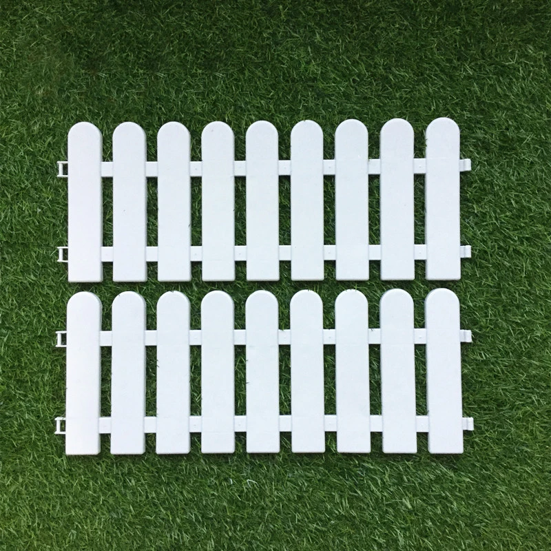 Пластиковый забор панели на открытом воздухе Пейзаж Настенный декор легко установить вставка типа грунта
