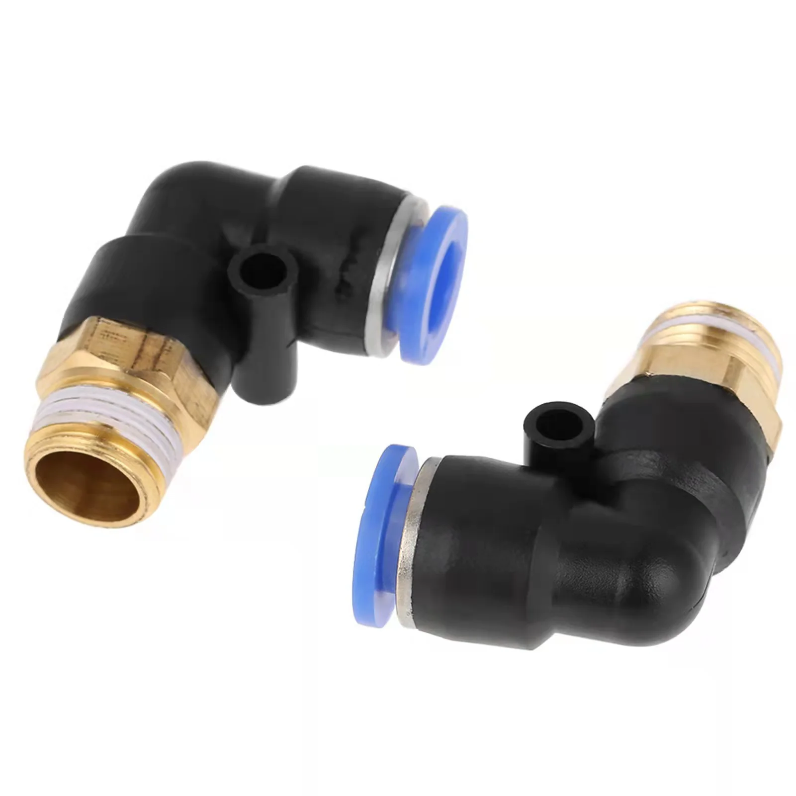 Excellent Brand Male Type One Touch Straight Copper Pneumatic Quick Pipe Connector Applied In Pneumatic Tubing System