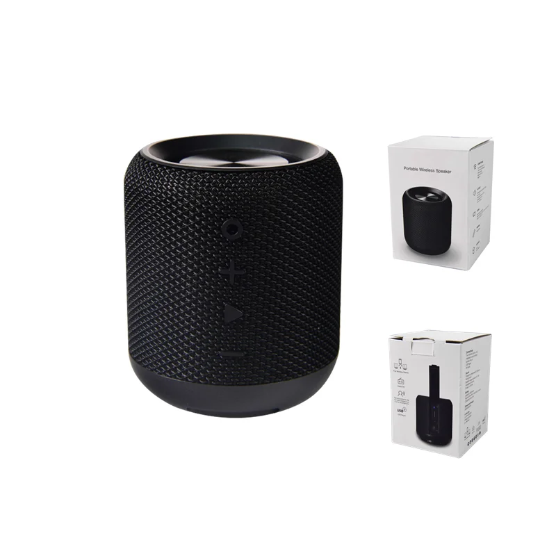 Competitive Price Micro 10W TWS Blue tooth Waterproof Speaker with subwoofer super bass passive radiator TF card