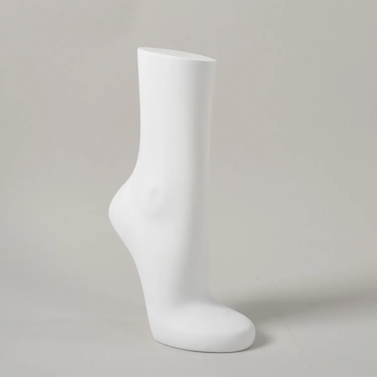 hot sale fiberglass socks display foot mannequin