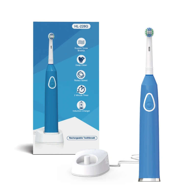 Rotary Rechargeable Electric Toothbrush with Compatible To B Oral