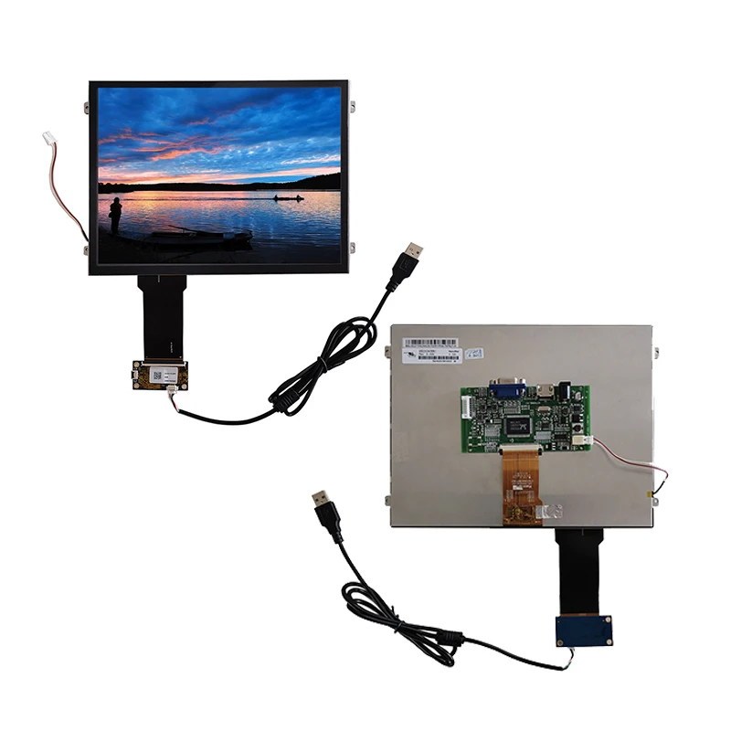2022 hot sale  Shenzhen Factory manufacture 10.4 inch panel 1024x768 IPS LVDS  TFT LCD touch screen