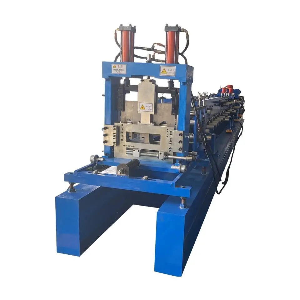 Fast Automatic CZ Light Steel Keel Purlin Roll Forming Machine C Profile Stud And Track Forming Machine