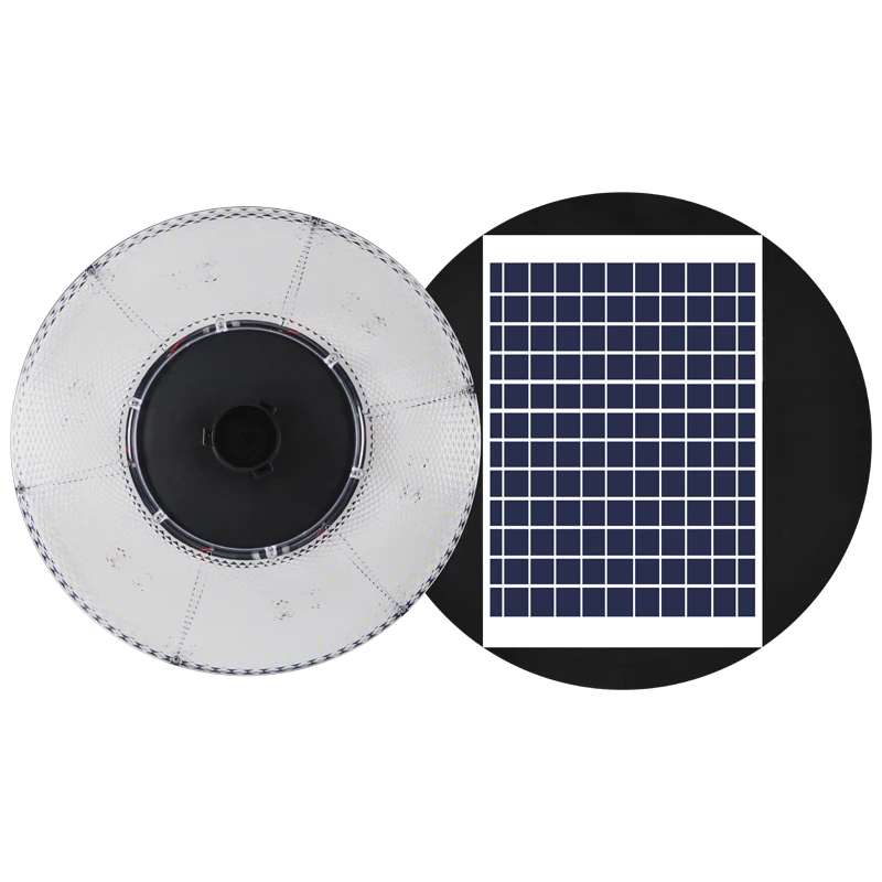 Уличная лампа Niudi чувствительная с несколькими силиконовыми солнечными панелями НЛО уличная на солнечных батареях по заводской цене