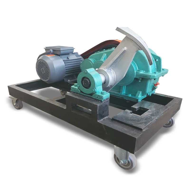 Cheap firewood processor electric wood log splitter wood cutting machine with double knife