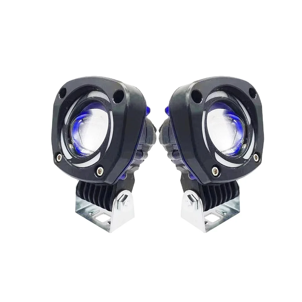 Motorcycle LED Lights With Angel Eyes Spotlight Motorcycle Lights Accessories Fog Lights For All Motorcycle models