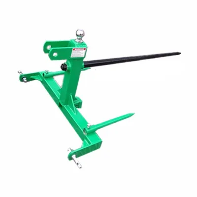 3 Point Quick Hitch Adapter with Hitch Ball, Bale Spear