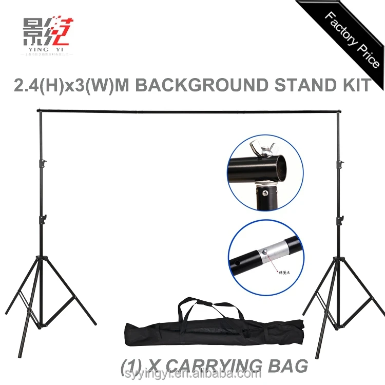 Photography Video Studio Light Kit with Lighting Stand and Photography Backdrops