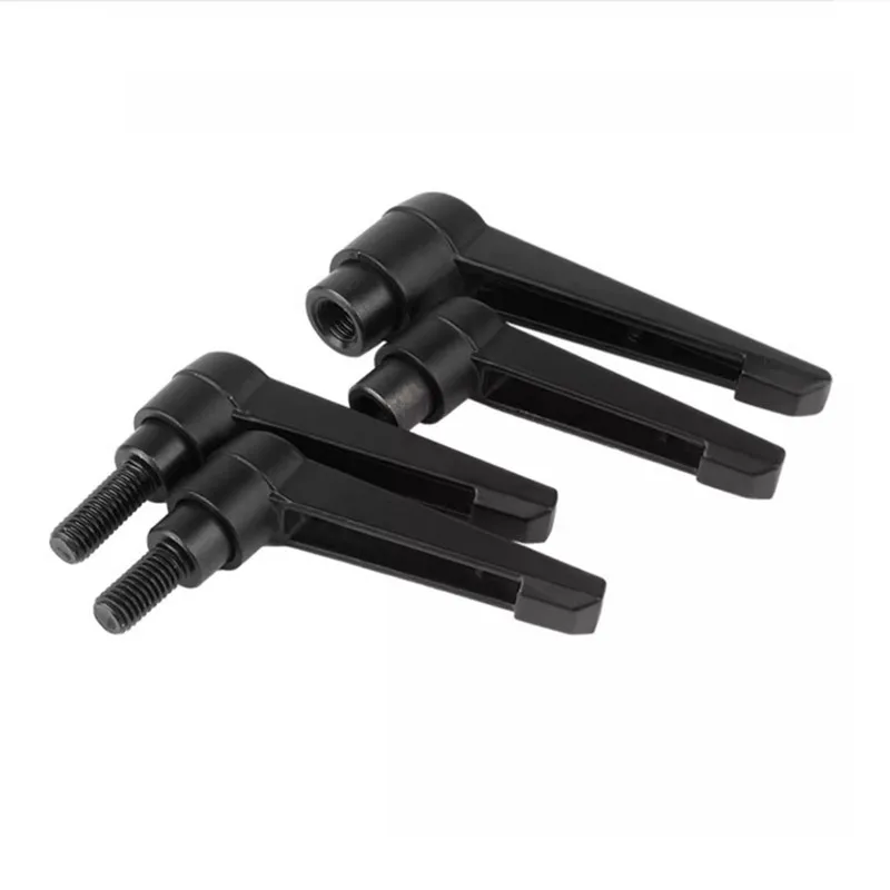 Adjustable Setting Handles Screw L-type Self Locking M6 M8 M10 Lock Handle Ratchet Threaded Handle Clamp Lever