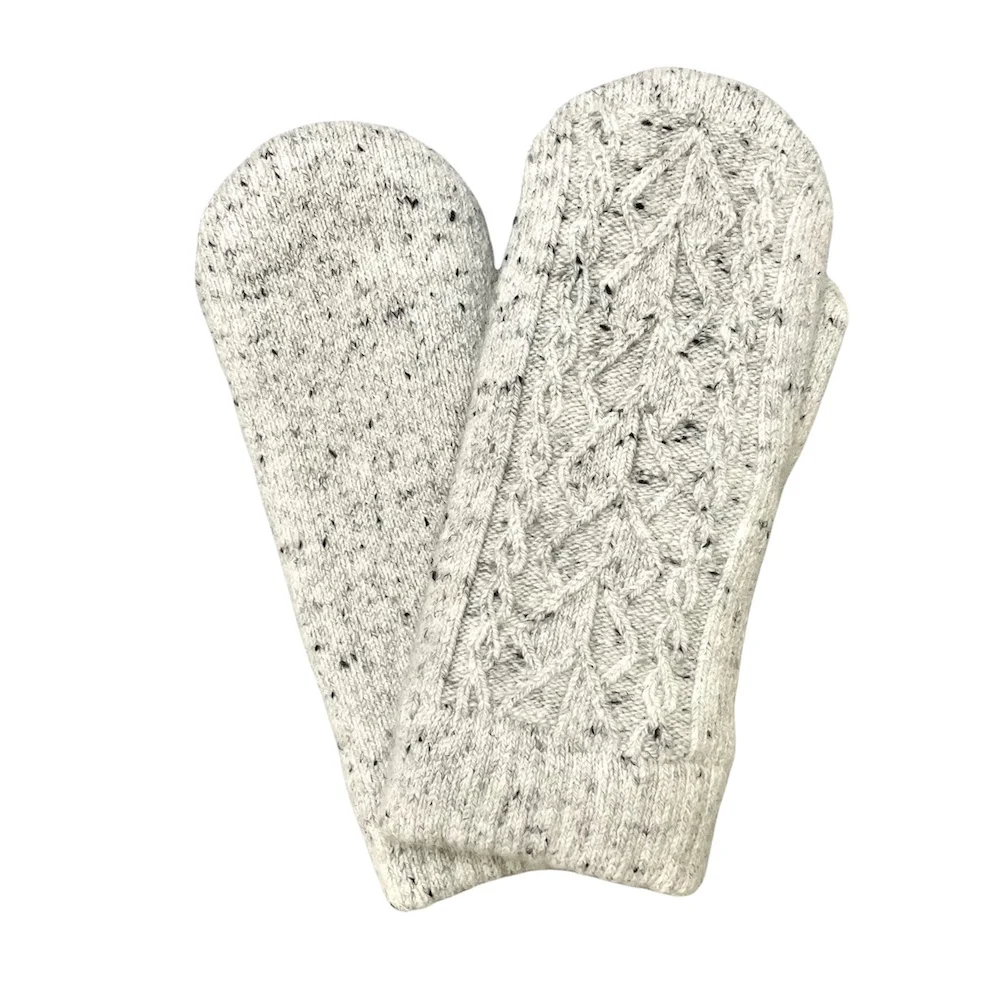 Quality assurance wool blend yarn cable knitted Gloves & Mittens