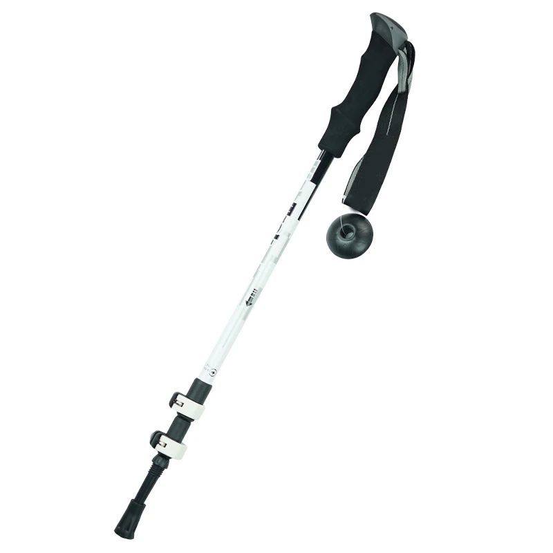 Large wholesale outdoor sturdy trekking retractable multifunctional trekking walking stick