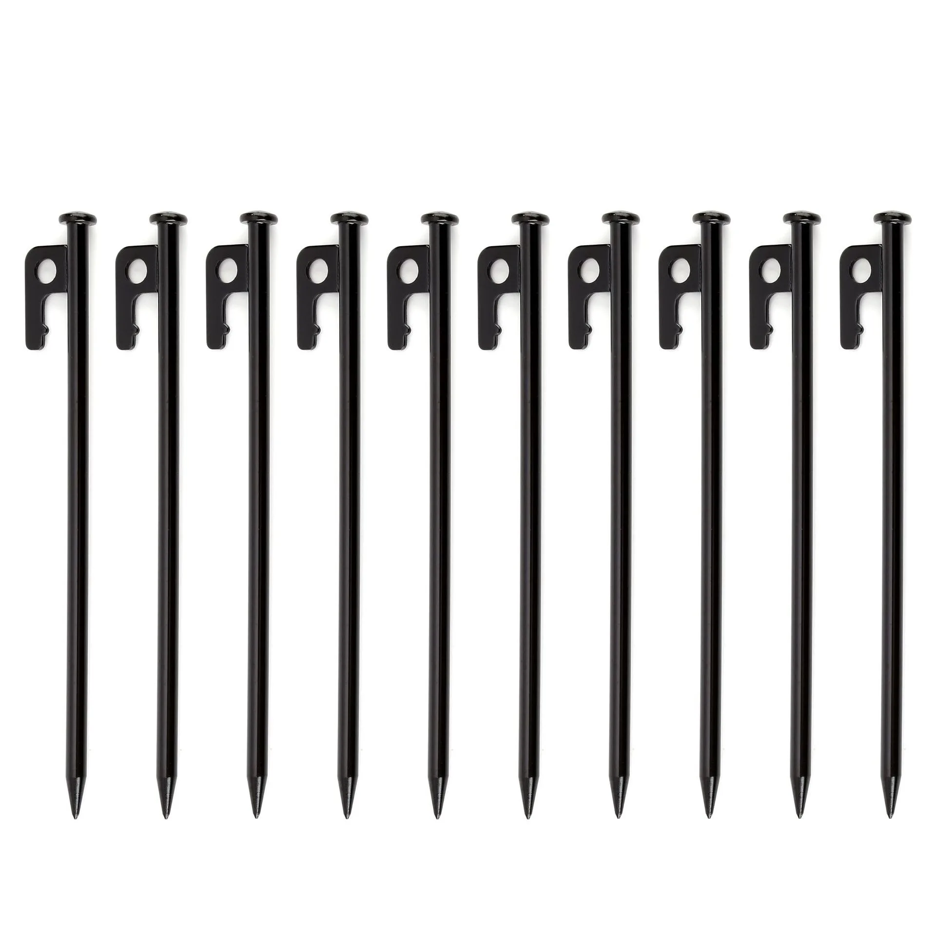 Factory Wholesale High Quality Tent Stakes Heavy Duty Steel Tent Pegs for Camping Unbreakable and Inflexible