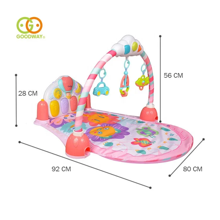 wholesale indoor children kick piano toy play activity gym baby mat