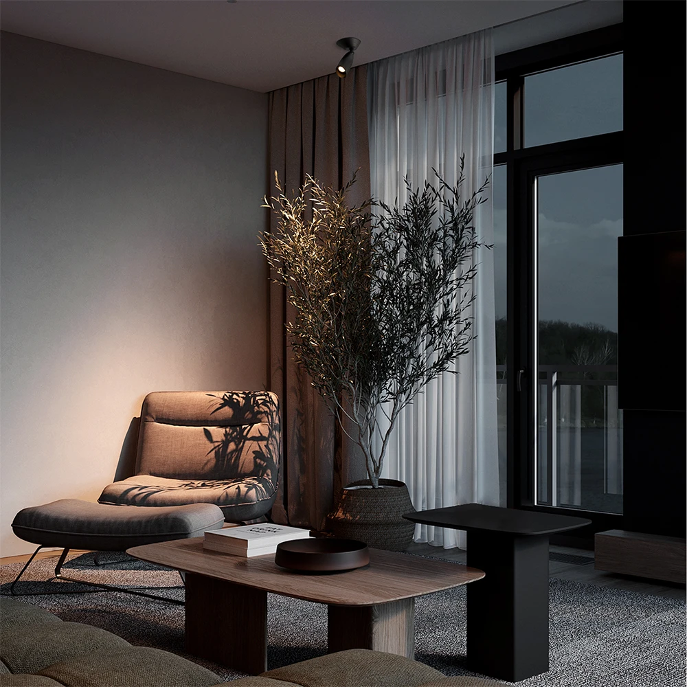 Aisilan indoor fixtures high bright adjustable  GU10 mounted LED ceiling Wall light