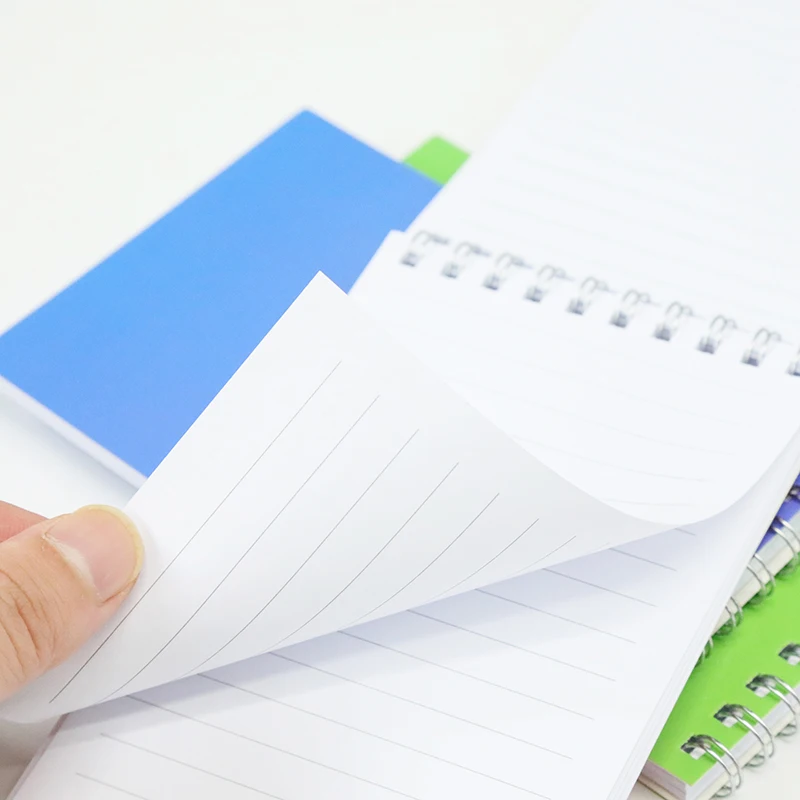Office School Supplies Mini Pocket Top Spiral Bound Cute Stationery Hardcover Memo Pad To Do List Notepad