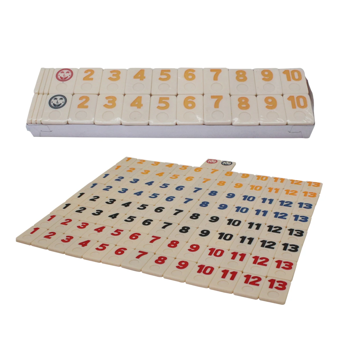 Rummy Tiles Game Rummy Cube Travel Game Set Outlasting Color
