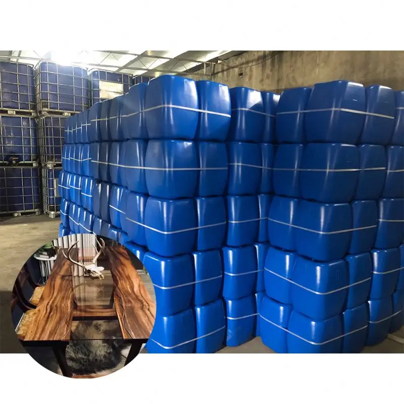 High glossy transparent coating type epoxy AB glue for 3d metallic floor countertop photos surface coating