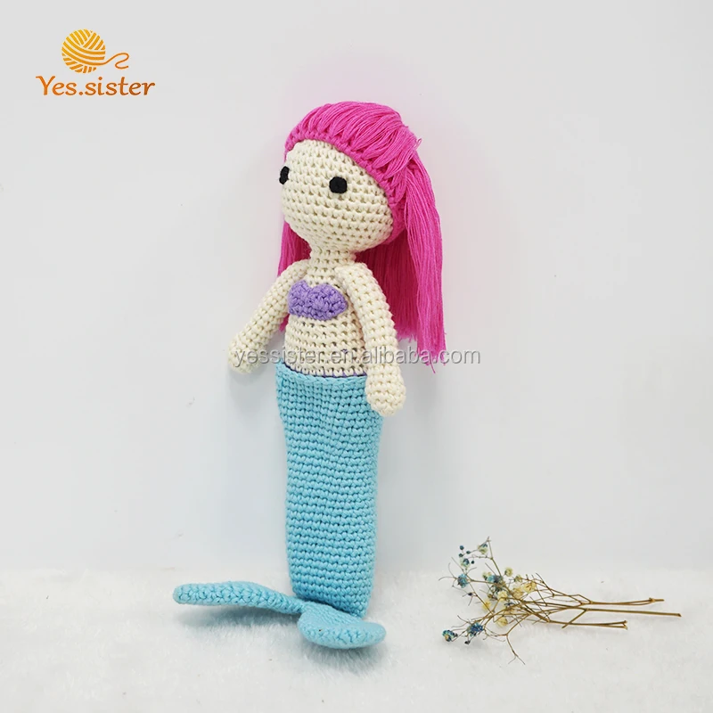 Hot Selling Lovely Mermaid Crochet Amigurumi Doll