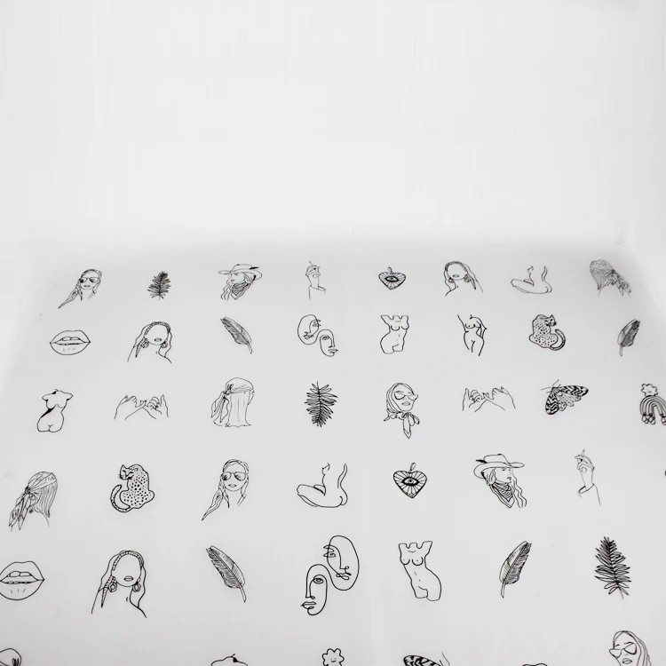 
High Quality Packaging Black Logo Printing 17g White Shoes Tissue Paper 