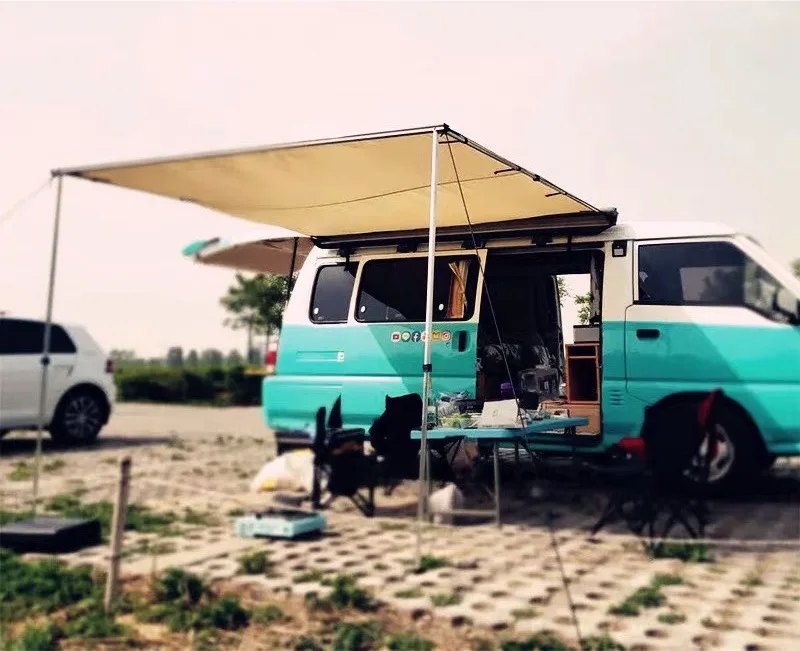 2021 hot sale car awning tent self-driving tour outdoor car side tent camping equipment wholesale car tent canopy