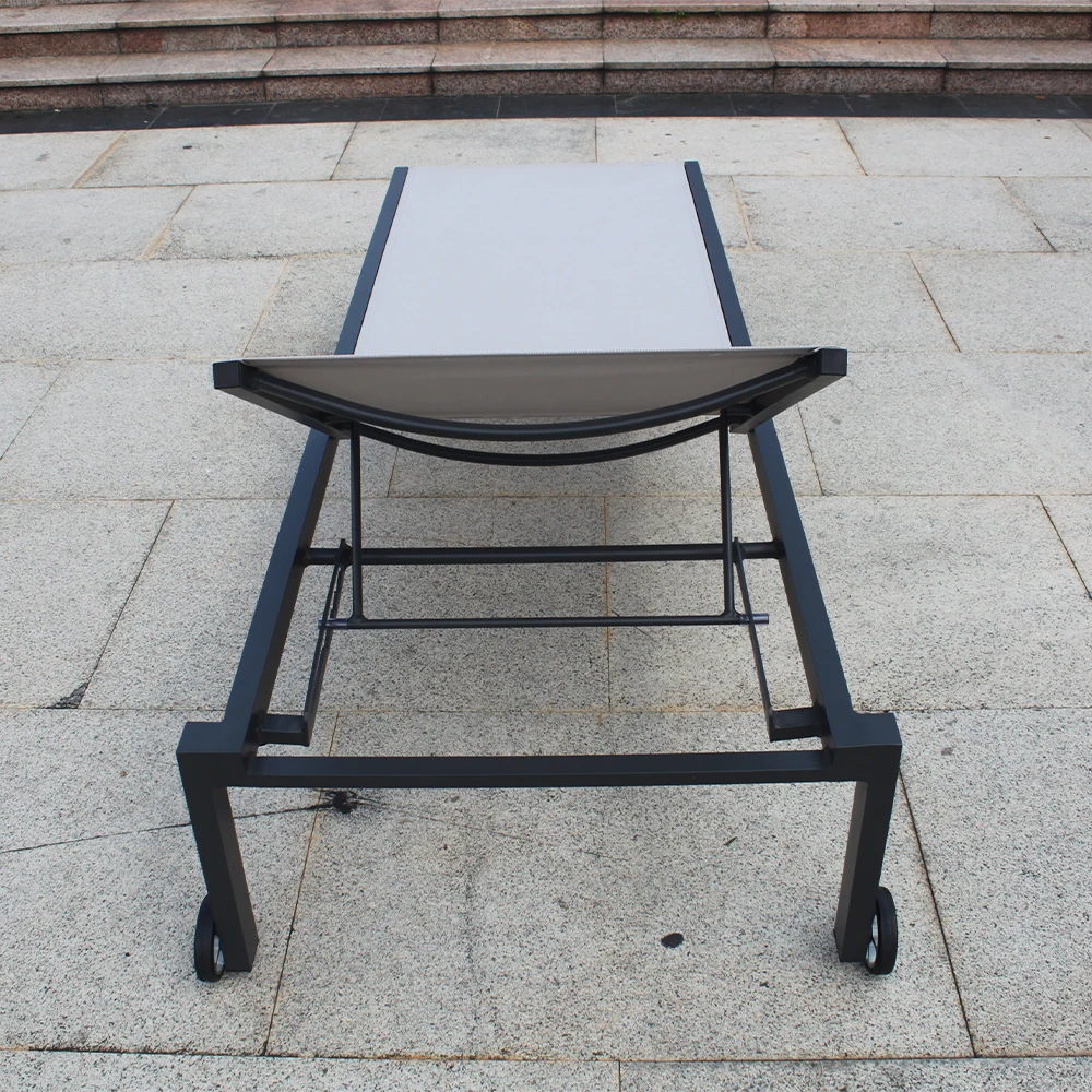 lightweight portable sun lounger sling metal chaise lounge chairs sun squad beach lounger poolside loungers