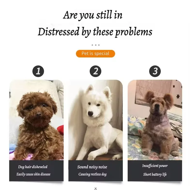 New 1 PC Professional Electric Push Hair Trimming Haircut Foot Hair Clean Electric Pet Dog Hair Cutter Teddy Cat Shaving Fur