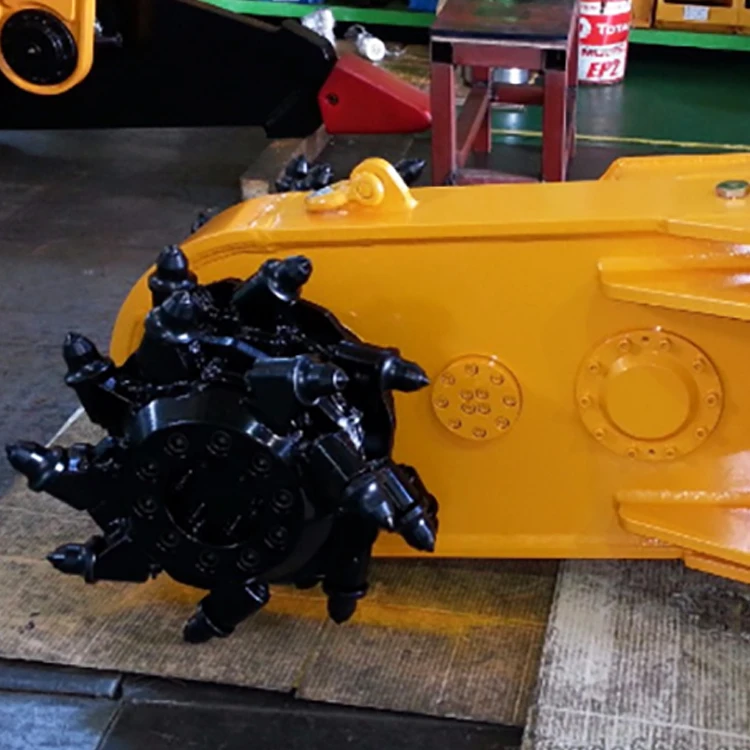china famous brand competitive price excavator multifunctional drum cutter