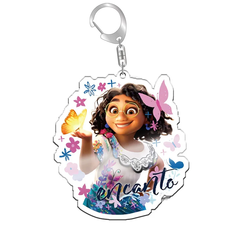 Magic Full House Movie Surrounding Acrylic Keychain Custom Logo Mirabell Isabella Lovely Encanto Key Chain