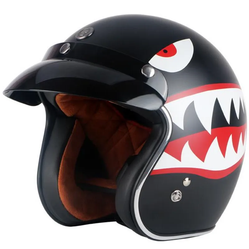 SUBO Classic Retro Motorbike Helmet style motorcycle helmet For Chopper bikes Hary style helmet