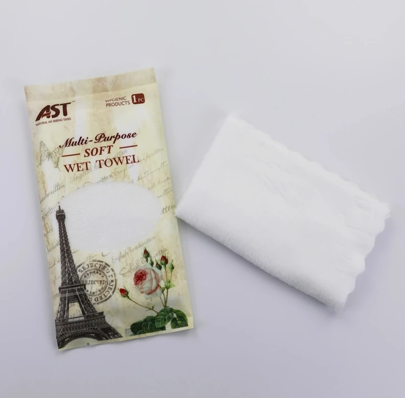 7g,8g,9g,10g cotton towel disposable facial towel with different scents