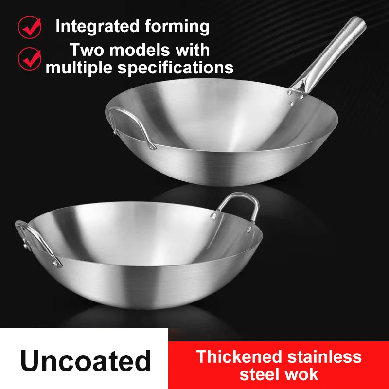 natural color cooking pot set Compact cooking pot easy to hold stainless steel pots
