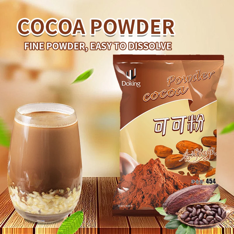 Doking Factory Hot Sells Healthy Cocoa Powder Bubble Tea Shop Pure Cocoa Powder