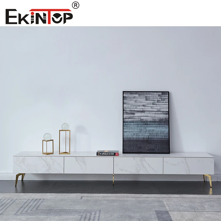 Ekintop quality modern wood mobile living room tv stand fashion wood tv cabinet