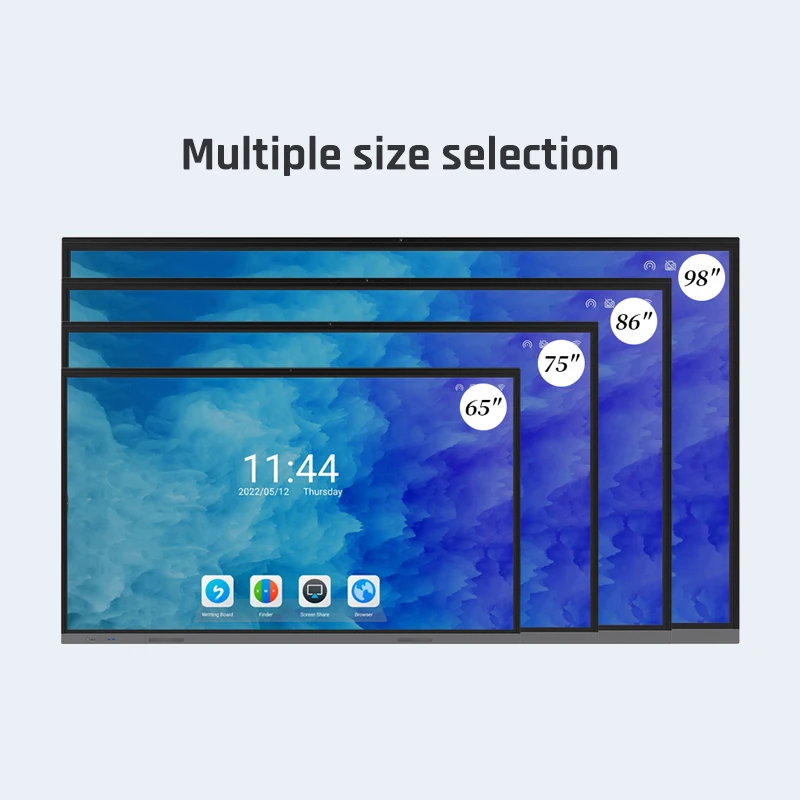All In One Conference Machine 4K Video Wall Screen4Mm Ag Tempered Glass Android And Ops Conference All-In-One Machine