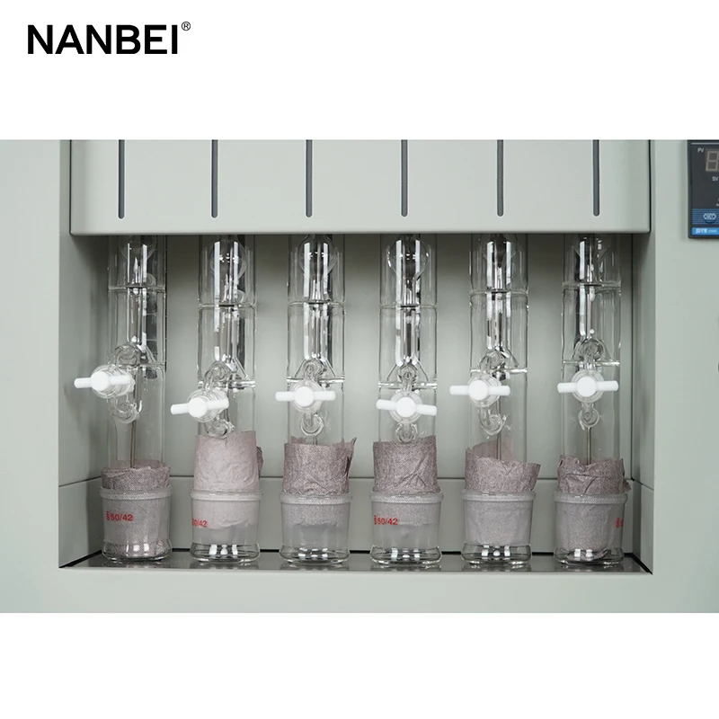 Lab equipment crude fat analysis extractor apparatus analyzer soxhlet extraction machine