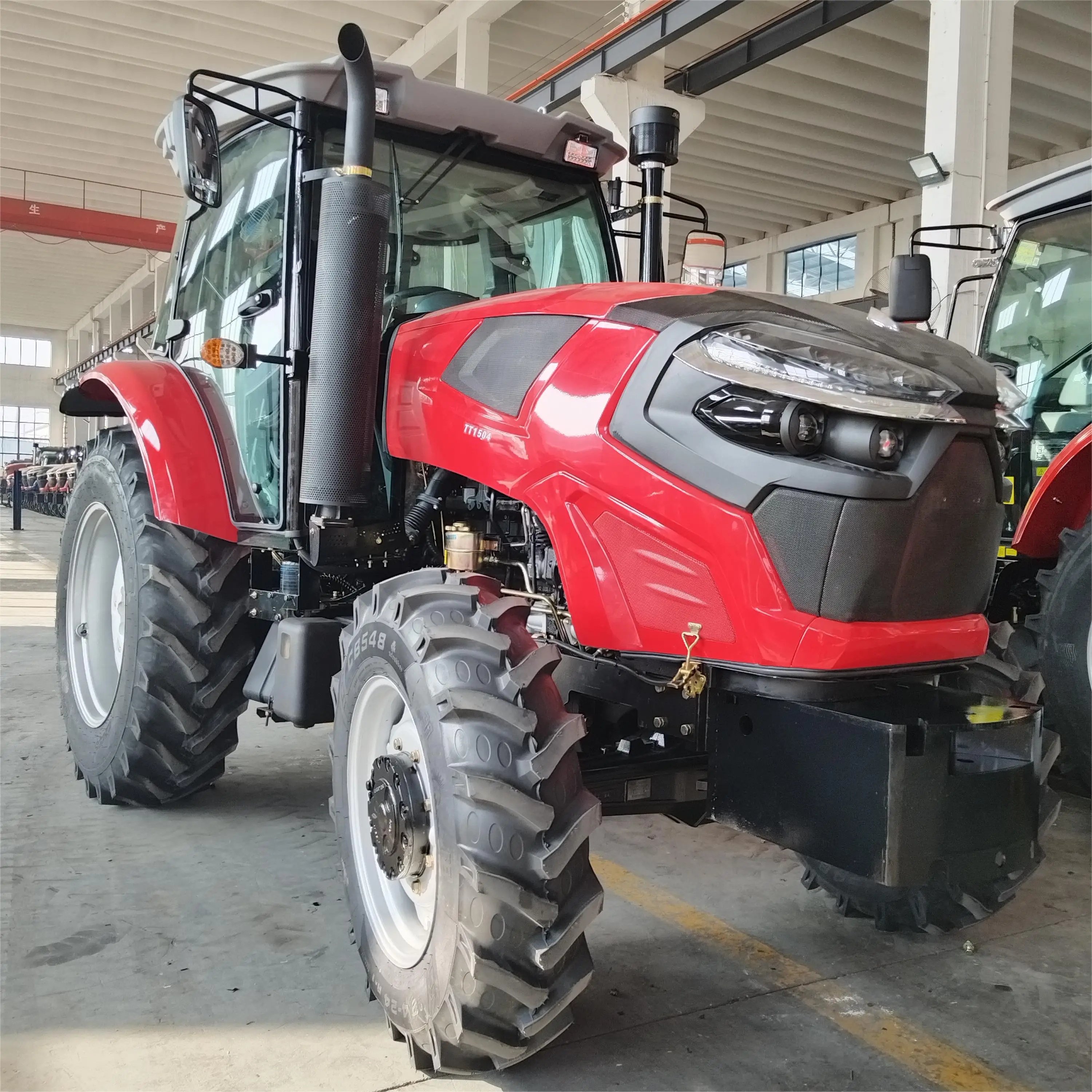 Manufacturer Supply 80HP 90HP 180HP 4WD Engine Wheel Small Garden Tractor/Agricultural Mini Farm Tractor with Cab