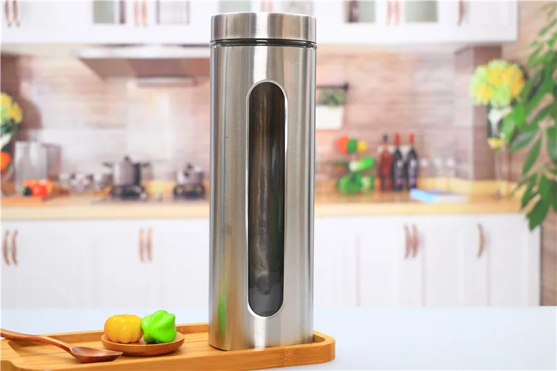 Sell high quality stainless steel sugar/spice shaker seasoning cans salt and pepper shakers herb spice condiment dispenser