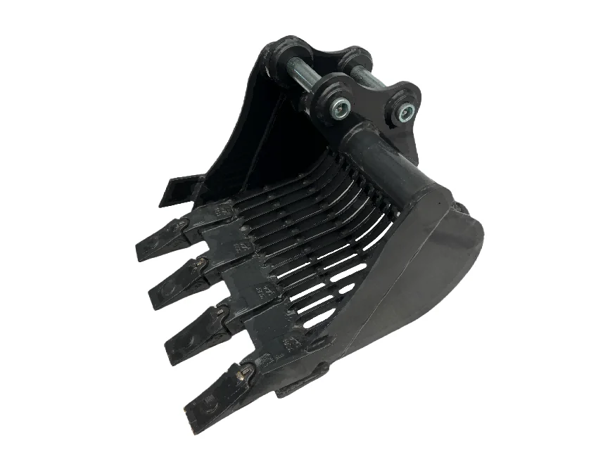 Chuangxin 2024 customize and OEM 1.8ton Excavator Sieve Bucket Skleton Bucket for Excavator screening bucket with teeth steel