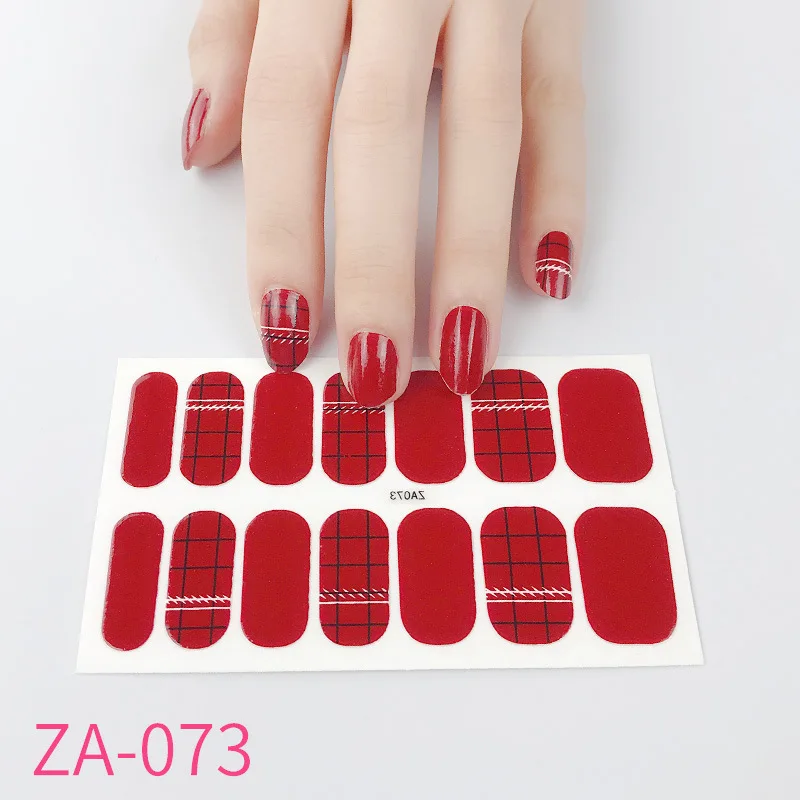 40 Colors Shiny Glitter 14pcs/sheet Nail Wraps 100nail Polish Manicure Diy Diy False Nail File Nail Wrap For Women Beauty Art