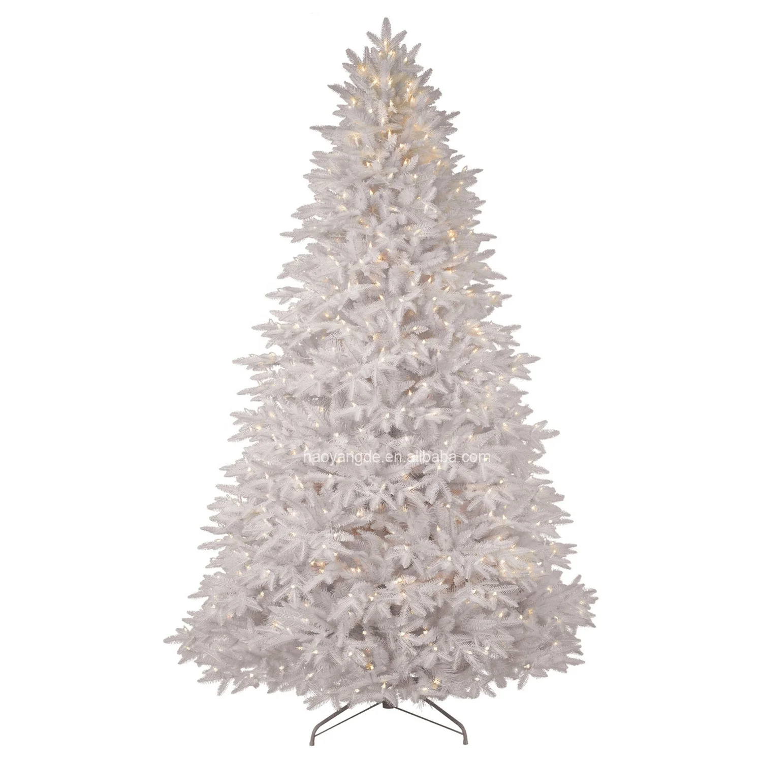Multi-model White Christmas Tree Lighted PE PVC Pine Xmas trees