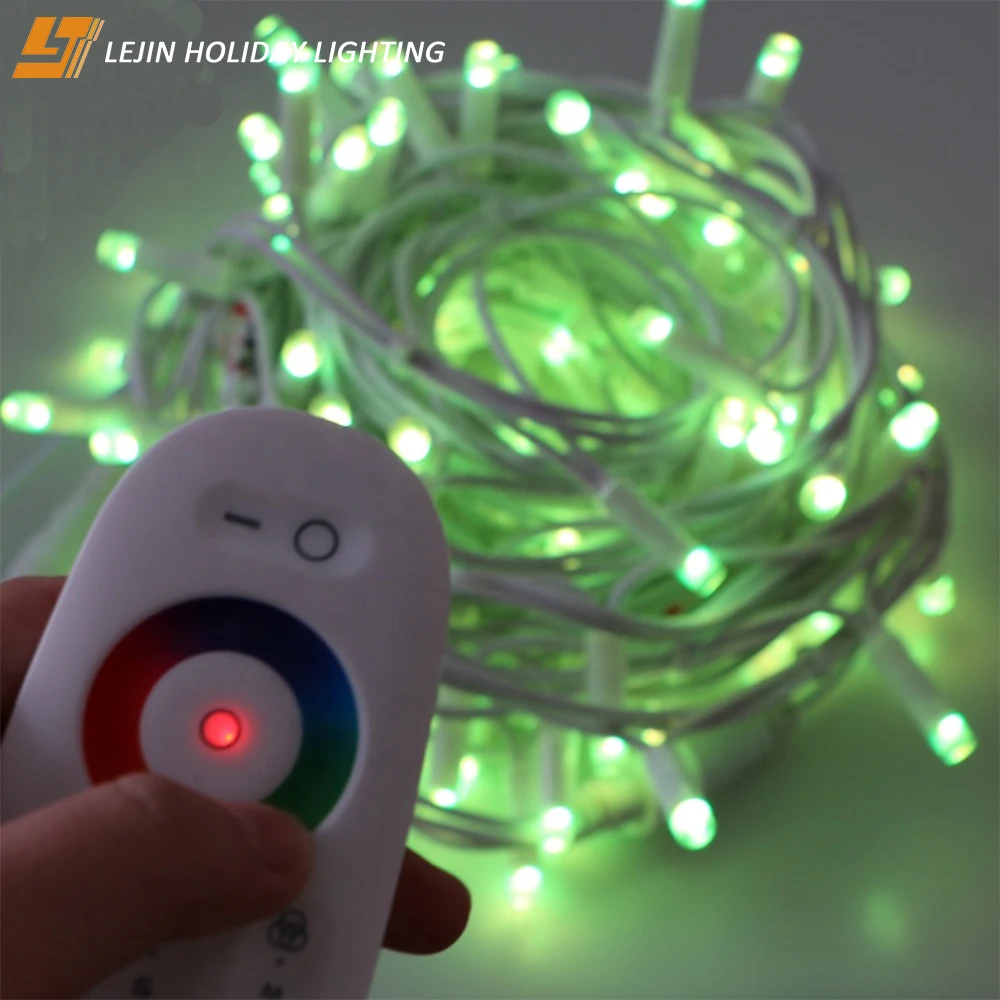 Outdoor decoration IP65 fairy remote control LED smart string lights for holiday lighting