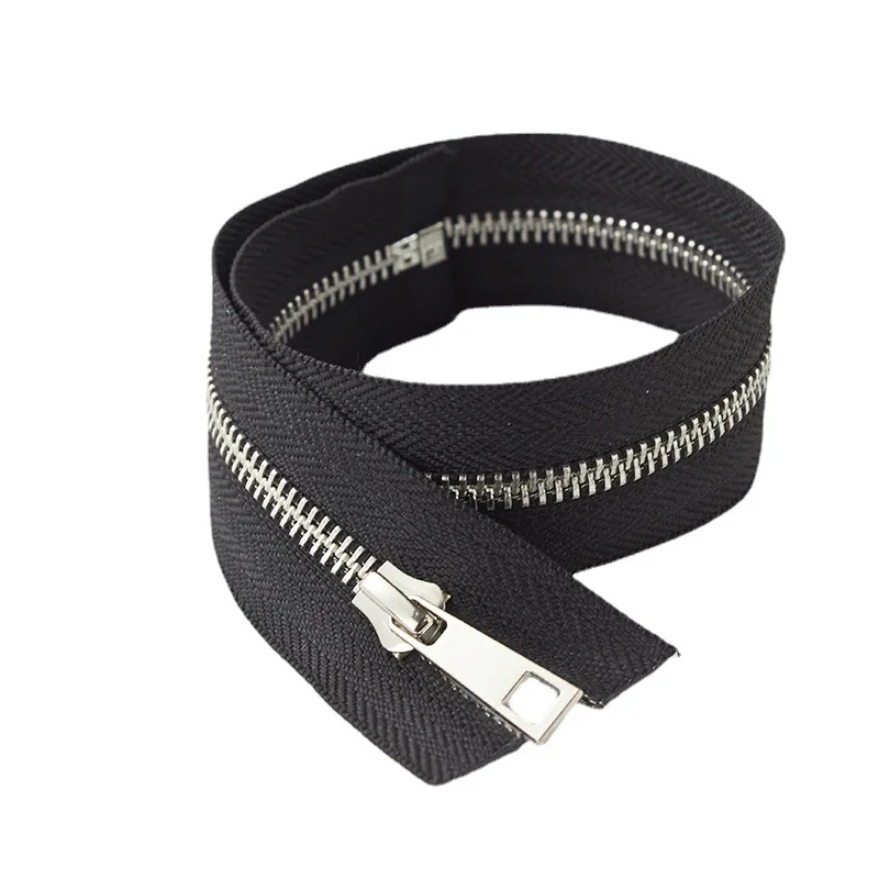 Custom Zipper Factory Wholesale Custom Auto Lock Nylon Metal Zipper 3# 5# 10# Close End Open For Shoes Zipper