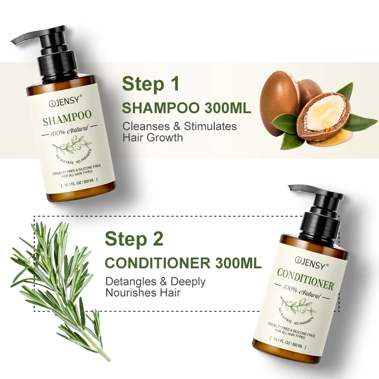 Индивидуальная марка набор поставщиков для ухода за волосами биотин роста волос шампунь розмариновое масло рисовая водяная маска Кондиционер