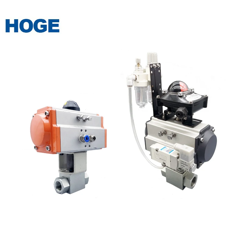 Support Customization Flow Control Stainless Steel Hydraulic High Pressure Pneumatic Actuator Ball Valve