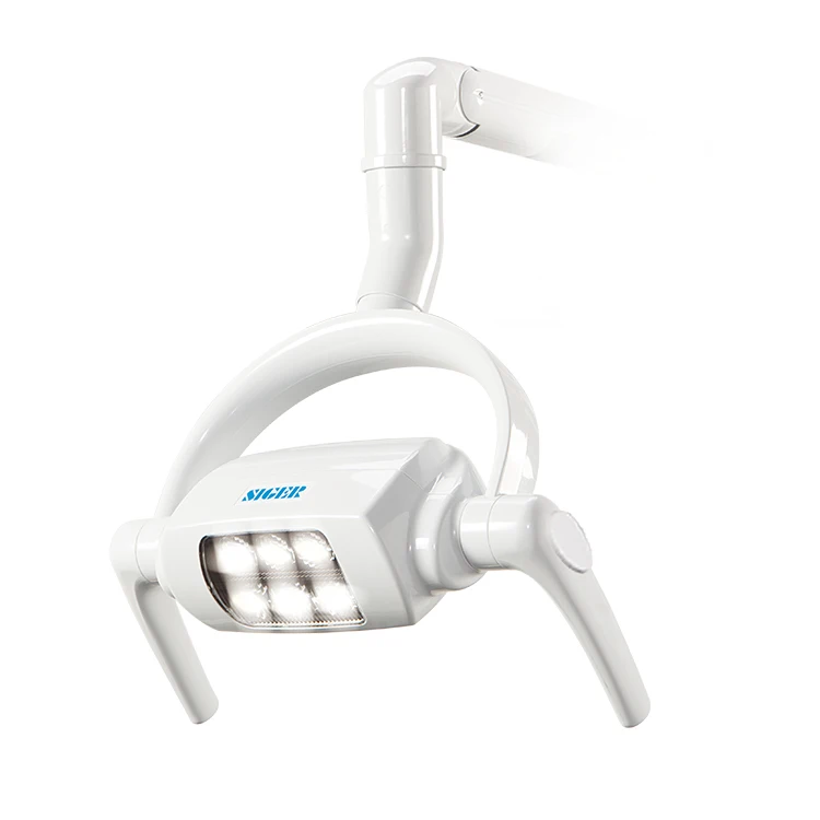 High Quality dental ceiling lamp movable handle sensor control brightness adjustment smooth edges dental chair oral light