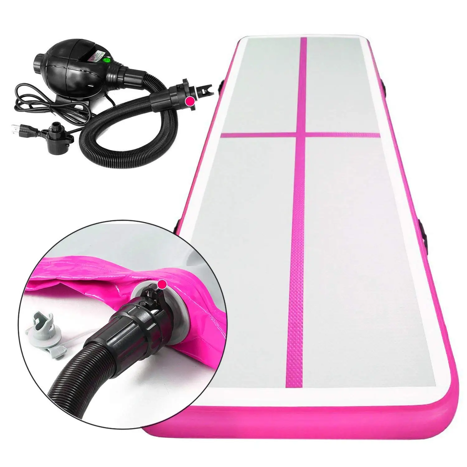 Wholesale air floor mat gymnastics for sale 20 inflatable air track cheap airtrack gymnastics folding mat exercise mat gymnastic