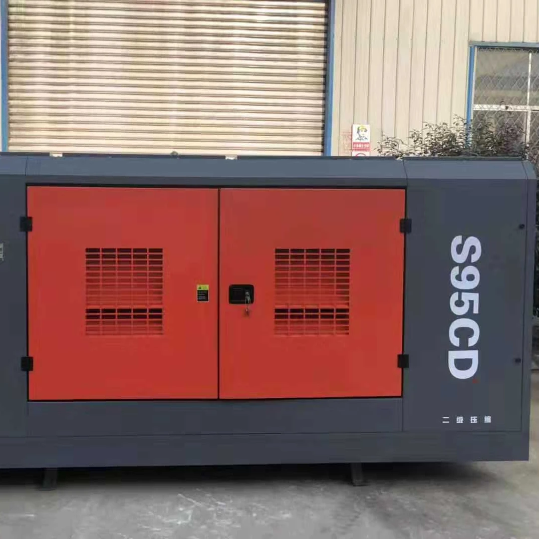 7.5hp Combined Rotary Screw Air Compressor Air Spring Inflation General Industry Water Cooling 8bar 7.5kw Stationary